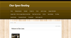 Desktop Screenshot of charbowlinglanes.com